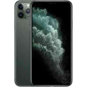 Apple iPhone 11 Pro Max with Facetime - 256GB, 4G LTE, Midnight Green, Middle East Version (Renewed)