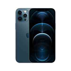 Apple iPhone 12 Pro Max (128GB) - Pacific Blue (Renewed)