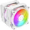 Cooler Master Hyper 622 Halo CPU Cooler, Dual Redesigned Halo Fan, 2050 RPM Fan Speed, 51.88 CFM Airflow, Rifle Bearing Fan Type, 6 Heat Pipes, Dual T