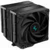 DeepCool AK620 ZERO Dark All Black Edition CPU Cooler 500-1850 RPM Fan Speed 68 99 CFM Airflow Fluid Dynamic Bearing 260W Power LGA2066/2011-v3/2011/A
