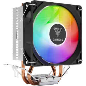 GAMDIAS Boreas E1-210 Lite Air Cooler, 2200 RPM Fan Speed, LGA 1700 / AM5 Compatibility, Air Pressure 1.91 mmH2O, 34.6 CFM Air Flow, Hydraulic Bearing