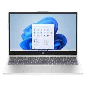 HP 15.6 inch Laptop, FHD Display, Intel Core i7 1355U, 16 GB RAM, 512 GB SSD, NVIDIA GeForce MX570 A, Windows 11 Home, Natural Silver, 15-fd0073ne