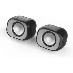 HP DHS-2111 Speaker Desktop Wired Mini Multimedia USB Speaker, Stereo, Subwoofer for Home, Mobile & Notebook | 2B286AA