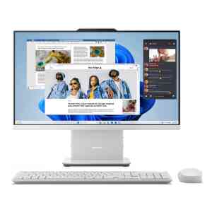 Lenovo IdeaCentre All in One Desktop 3, Intel Core i5-13420H Processor, Windows 11 Home, Integrated Intel UHD Graphics, 23.8 inches, 8 GB RAM, 512 GB SSD, Cloud Grey, F0HN000LAX