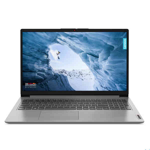 Lenovo IdeaPad 1 15IAU7 Notebook, 15.6 FHD Display, Intel Core i3-1215U Processor, 8 GB RAM, 256 GB SSD, Windows 11 Home, Grey, 82QD00G5AX