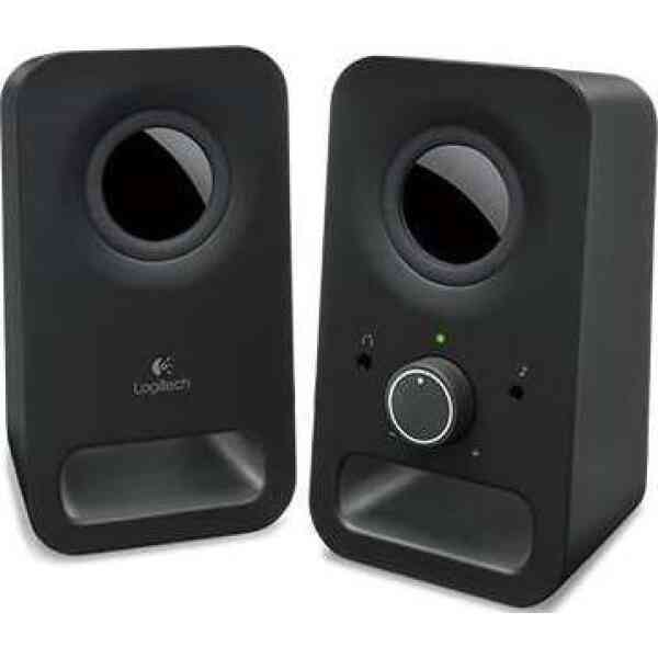 Logitech Multimedia Speakers Z150 with Stereo Sound for Multiple Devices (Black) | 980-000814 / 980-000816