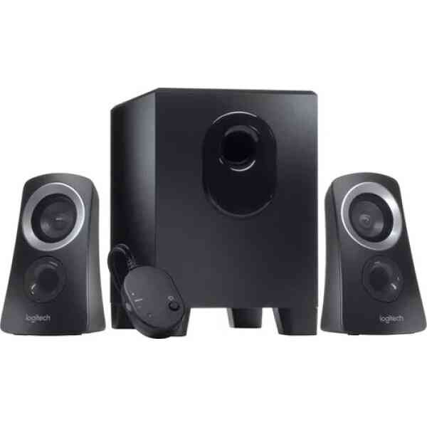 Logitech Speaker System Z313, 3.5mm Input, 15W Subwoofer, 2* 5W Satellites, Black | 980-000447