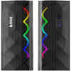 MARVO SG-269 RGB PC Gaming Speakers, Wired & Wireless Connectivity, Bluetooth 5.0 Version, 3W x 2 Power, RGB with 6 Light Modes, Black | SG-269