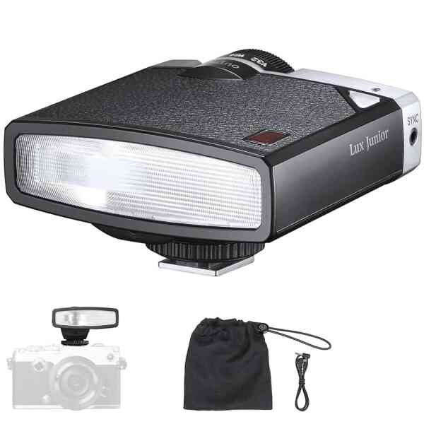 NALACAL Retro Camera Flash, 6000K±200K On-Camera Flash, 7 Levels Flash Power Retro Camera Speedlite, Support Auto & Manual Modes, Compatible with Canon Nikon Sony Fuji Olympus...