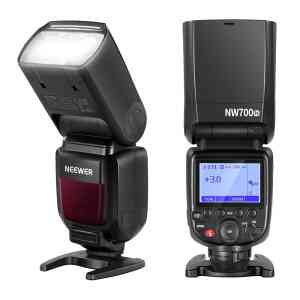 NEEWER NW700-N TTL Flash Speedlite Compatible with Nikon DSLR Cameras, 1/8000s High Speed Sync Speelight, 1/1-1/256 Output, TCM Function, 230 Full Power Flash, 0.1-2.7s Fast...