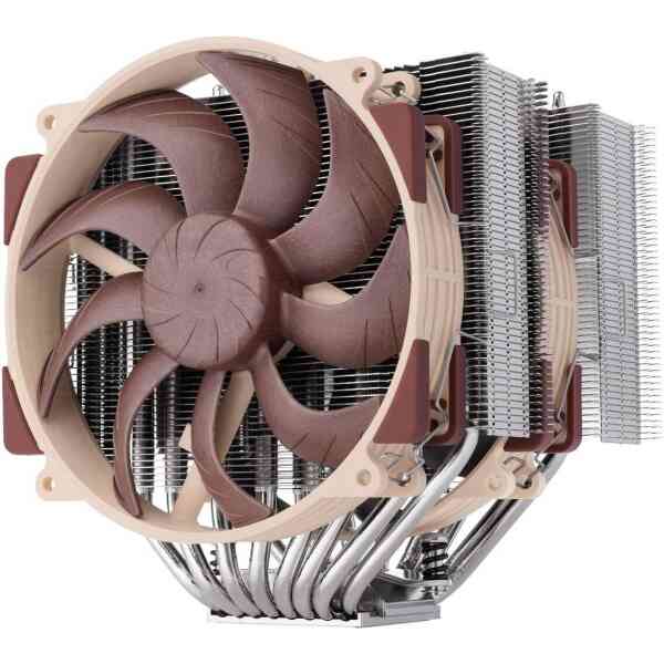 Noctua NH-D15 G2 HBC CPU Coolers, 2x NF-A14x25r G2 PWM Fans, 8 Heatpipes, 1500 RPM Fan Speed, 91.58 CFM Airflow, Copper Pipes, Aluminum Fins, Soldered