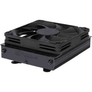 Noctua NH-L9a-AM5 CH.BK CPU Cooler, NF-A9x14 HS-PWM Fan, 2500 RPM Fan Speed, 33.84 CFM Fan Airflow, SecuFirm2 AM5 mounting Kit, Copper Base Fins, Alum