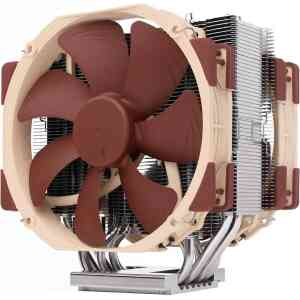 Noctua NH-U14S TR5-SP6 Premium Quality 140mm CPU Cooler, AMD sTR5 & SP6 Socket, 6 Heatpipes, 1500 RPM Fan Speed, 140.2 m /h ( 82.52 CFM ) Airflow, Bro
