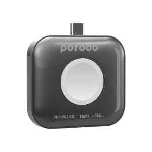 Porodo 2 in 1 Apple Watch and Airpod Charger with Type-C Connector, Grey, PD-WA2N1C-GY