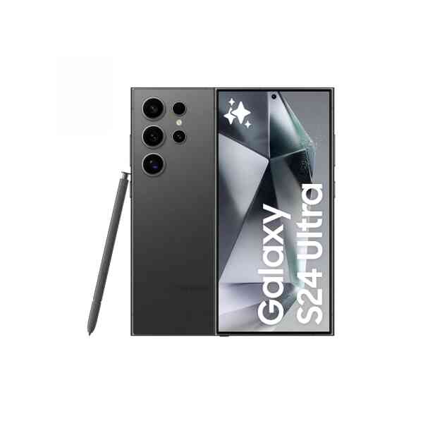 Samsung Galaxy S24 Ultra AI Phone, 256GB Storage, Titanium Black, 12GB RAM, Android Smartphone, 200MP Camera, S Pen, Long Battery Life (UAE Version)