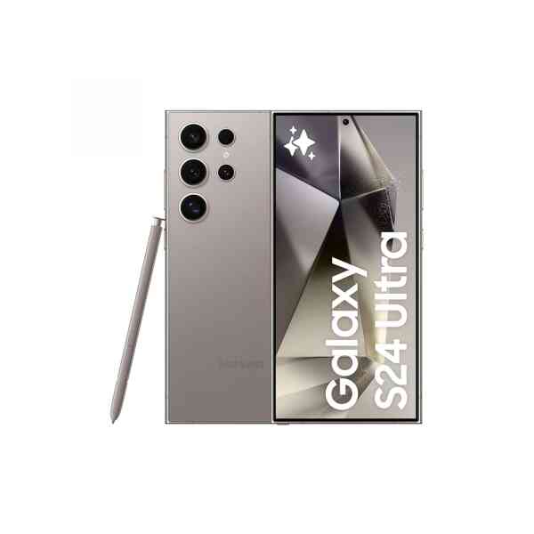 Samsung Galaxy S24 Ultra AI Phone, 256GB Storage, Titanium Gray, 12GB RAM, Android Smartphone, 200MP Camera, S Pen, Long Battery Life (UAE Version)