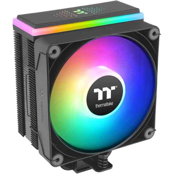 Thermaltake ASTRIA 200 ARGB Lighting Single Tower CPU Cooler, Compatible with Latest Intel LGA 1700 and AMD AM5 CPU, Support Up to 210W TDP Cooling Po
