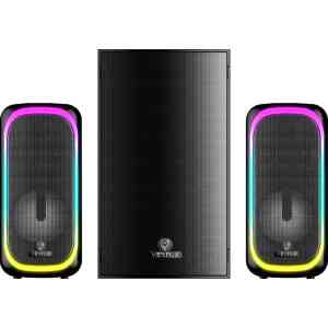 Vertux SonicThunder-50 50W Surround Sound, Frequency Range 50Hz-20KHZ, Speaker Output 30W+10W*2, Gaming Speaker - Black | VE.SONICTHUN50-UK.NC