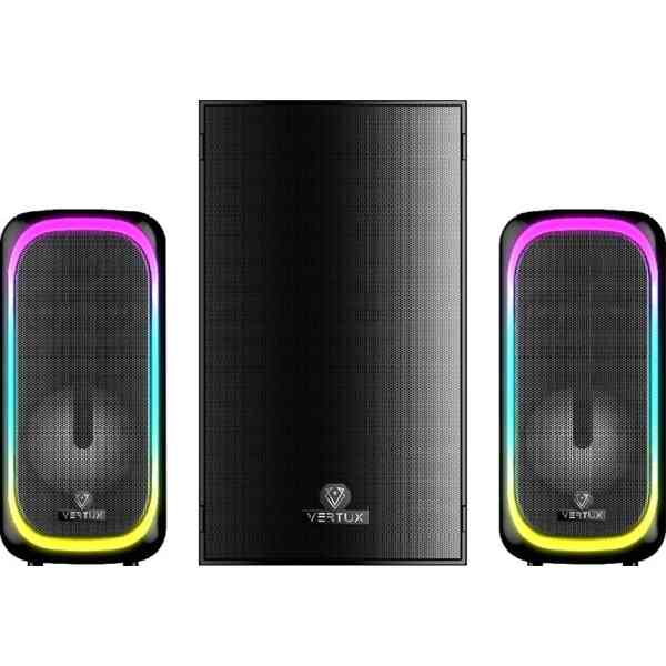 Vertux SonicThunder-50 50W Surround Sound, Frequency Range 50Hz-20KHZ, Speaker Output 30W+10W*2, Gaming Speaker - Black | VE.SONICTHUN50-UK.NC