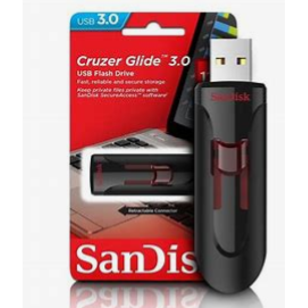 Sandisk Flash Drive Cruser Glide SDCZ600 128GB