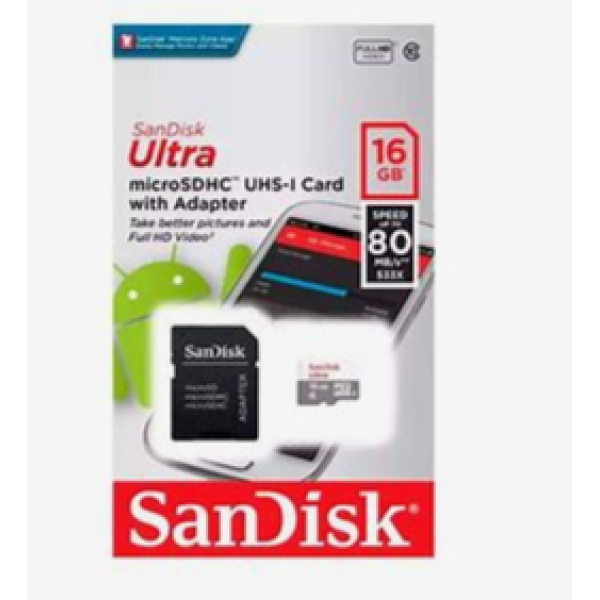 SanDisk Micro SDHC Card SDSQUNS 16GB