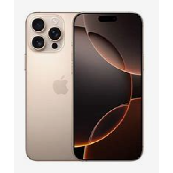 Apple iPhone 16 Pro Max 5G Smartphone, 1 TB Storage, Desert Titanium