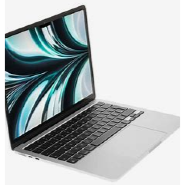 Apple MacBook Air 13 MLY03AB/A,Apple M2 chip with 8-core CPU and 8-core GPU,8GB RAM,512GB SSD,Silver,Arabic English Keyboard