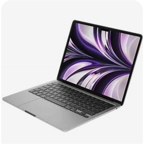 Apple MacBook Air 13 MLXY3AB/A,Apple M2 chip with 8-core CPU and 8-core GPU,8GB RAM,256GB SSD,Silver,Arabic English Keyboard