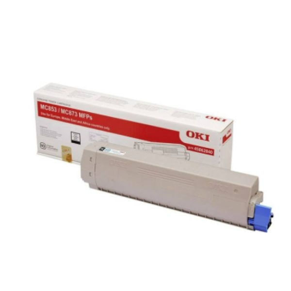 OKI MC873dn / MC883dn / MC853dn Black Genuine Toner Cartridge, 45862852
