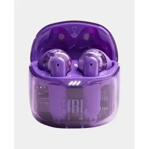 JBL Tune Flex True Wireless Earbuds | 12mm Driver Diameter | 32 Hours Playtime | IPX4 | Active Noise Cancelling | Bluetooth 5.2 - Ghost Purple