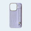 AA Cases Crocodile with Strap Case For iPhone 15 Pro 6.1 - Lilac