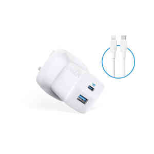 Anker 323 Charger 33W with Type-C to Lightning Charging Cable B2331K21 White