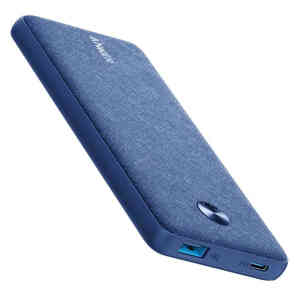 Anker Powercore Power Bank, 10000mAh, Blue, A1248H31