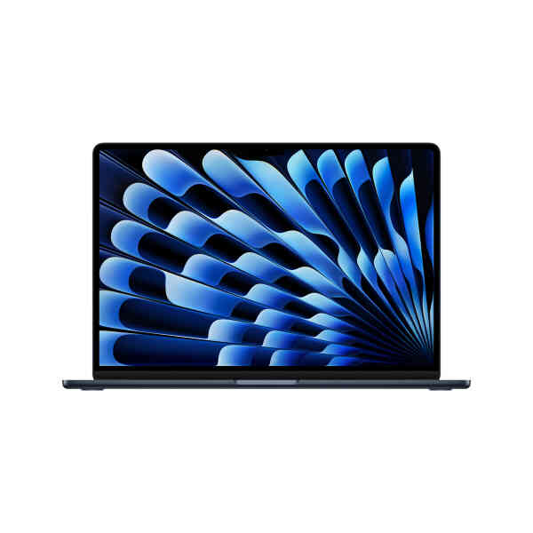 Apple 15 inches MacBook Air, M3 chip with 8-core CPU and 10-core GPU, 16 GB RAM, 256 GB SSD, macOS Sequoia, Midnight