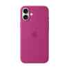 Apple iPhone 16 Plus Silicone Case With Magsafe Fuchsia