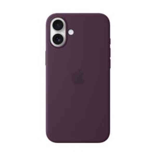 Apple iPhone 16 Plus Silicone Case With Magsafe Plum