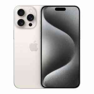 Apple iPhone15 Pro Max, 1 TB Storage, White Titanium