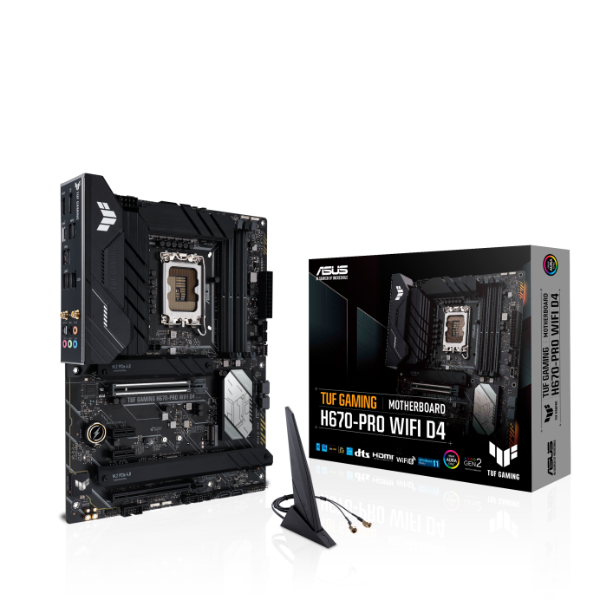 ASUS MOTHERBOARD TUF GAMING H670-PRO WIFI D4