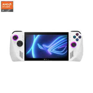 Asus ROG RC71L Ally Gaming Handheld, 7 IPS FHD Display, AMD Ryzen Z1 Extreme Processor, 16GB DDR5 RAM, 512GB Storage, AMD Radeon Graphics, Windows 11 Home, White( 90NV0GY1-M001X0)