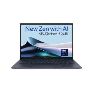 Asus Zenbook 14 Laptop, OLED Touch Display, Intel Core Ultra 7 Processor 155H, 16 GB RAM, 1 TB SSD, Windows 11 Home, Blue, UX3405MA-OLEDU7B