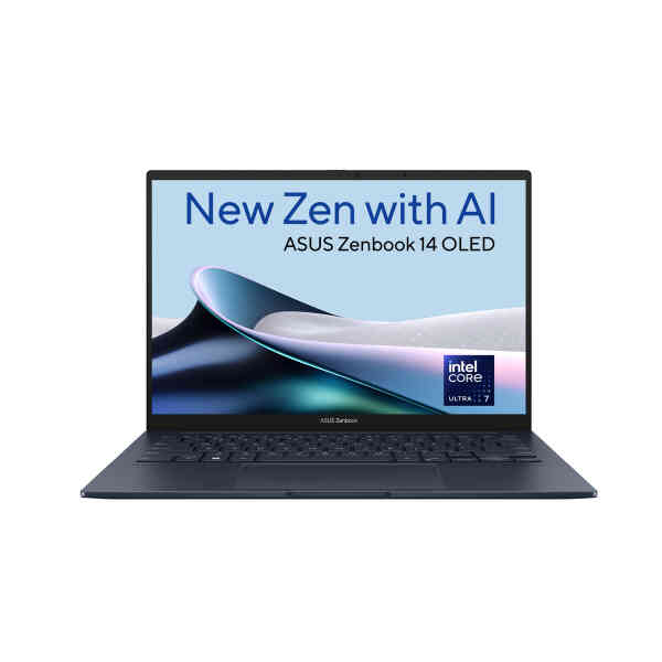Asus Zenbook 14 Laptop, OLED Touch Display, Intel Core Ultra 7 Processor 155H, 16 GB RAM, 1 TB SSD, Windows 11 Home, Blue, UX3405MA-OLEDU7B