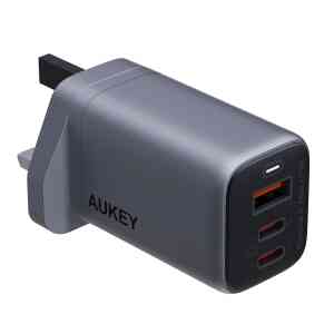 Aukey VoltApex II Mix 67W UFCS 3-Port GaN Wall Charger, PA-B6U