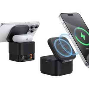 Baseus Charger Mag Pro 2In1 Magnetic Wireless 25W Cosmic Black