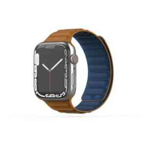 Baykron Strap Silicone Magnetic Apple Watch 42/44/45 mm Blue/Brown
