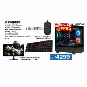 Best Gaming PC in Qatar | Buy Gaming PC Bundle for QR 4299