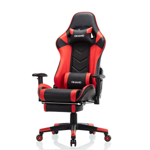 CHAHO GAMING CHAIR BLACK AND RED
