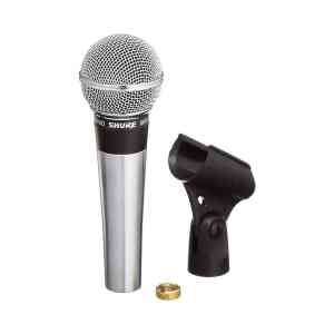 Classic Vocal Microphone Cardioid Pickup Pattern Studio Ready Pop Filter For Live Singing & Performance 565SD-LC Silver