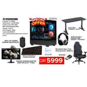 Complete Gaming PC Bundle for QR 5999