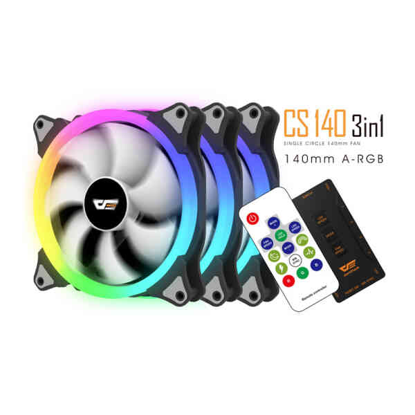DARKFLASH CS140 3 IN 1 SINGLE CIRCLE 140MM FAN