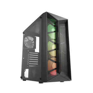 FSP CMT211 ATX MIDTOWER CASE BLACK